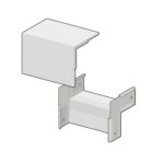 Pokazanie akcesoriów do koryt kablowych systemu PFLITSCH PIK trunking