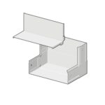 Pokazanie akcesoriów do koryt kablowych systemu PFLITSCH PIK trunking