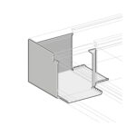 Pokazanie akcesoriów do koryt kablowych systemu PFLITSCH PIK trunking